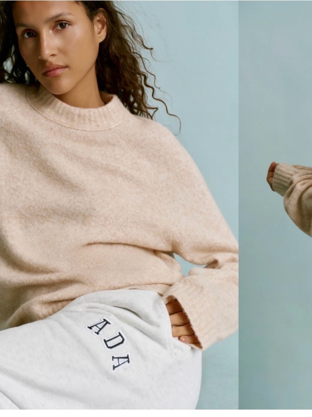 Adanola Oversized knit in oatmeal